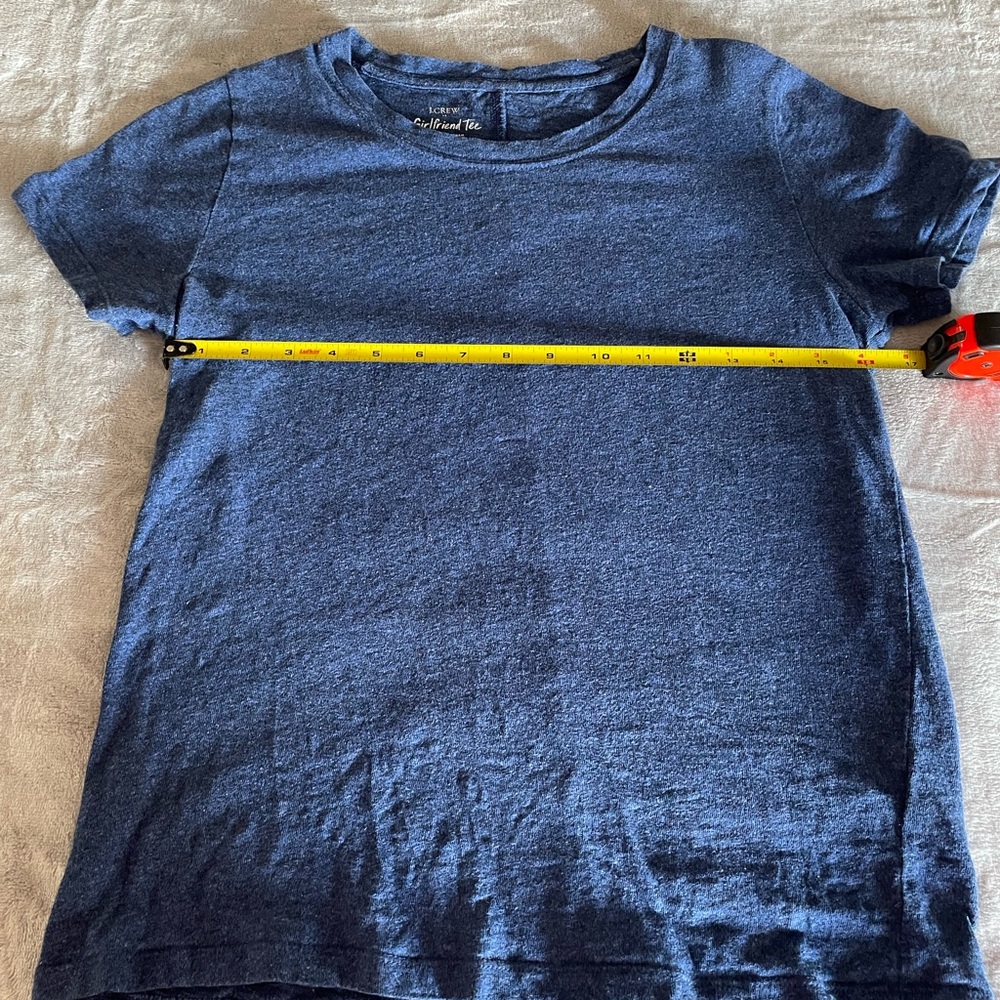 J. Crew Indigo Short Sleeve Tee